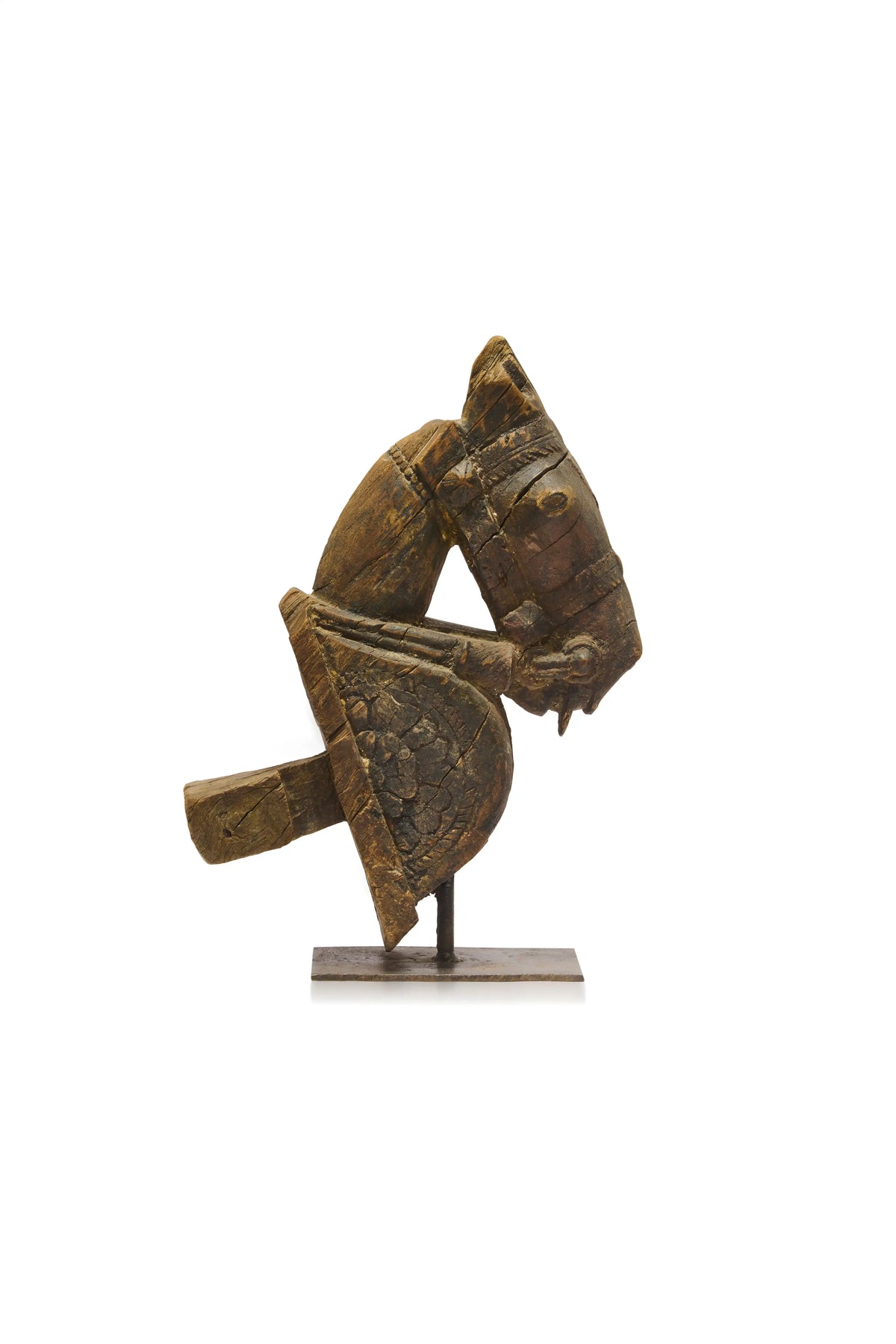 Wooden Vintage Horse Head