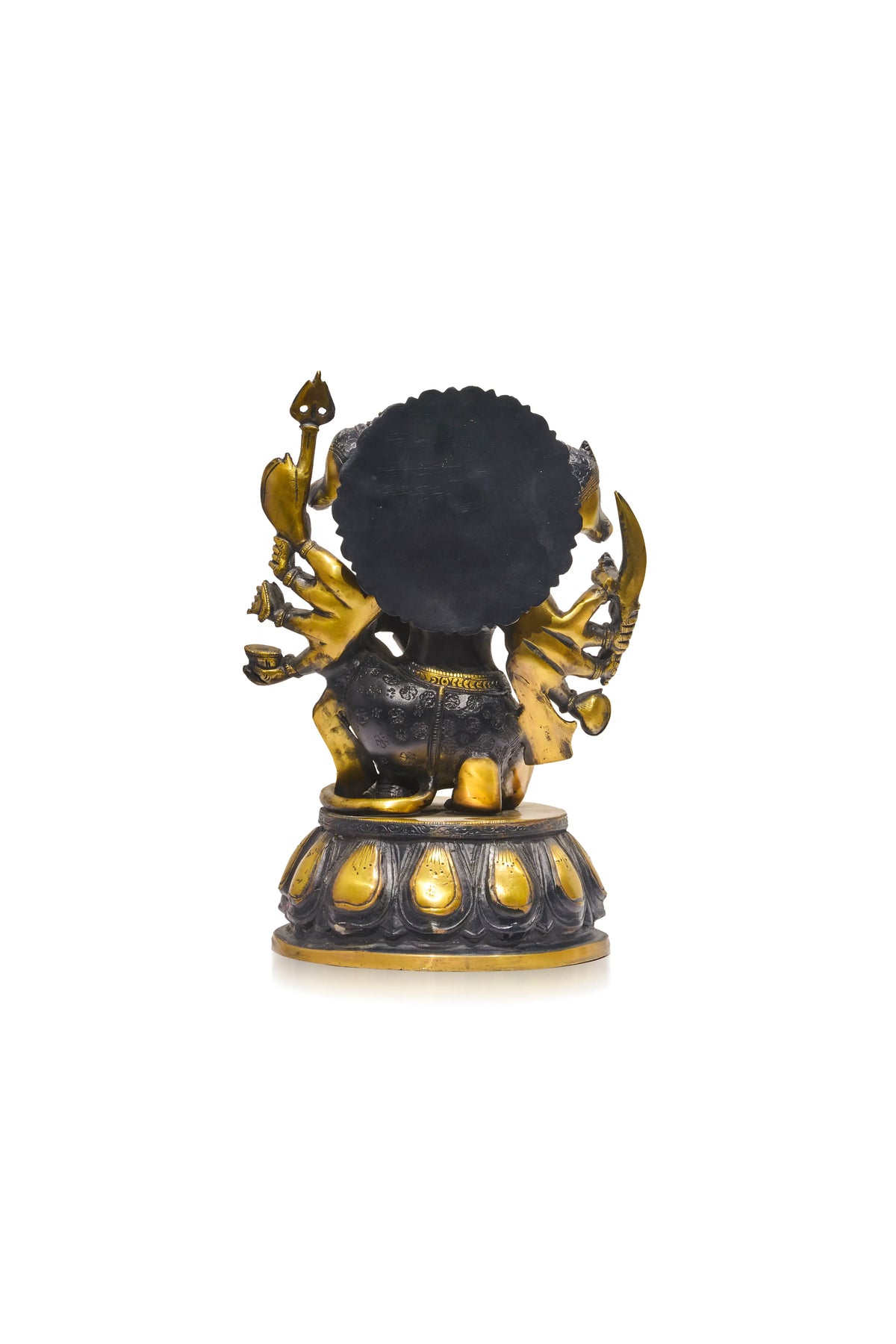 Panchmukhi Hanumanji Black & Golden Polish