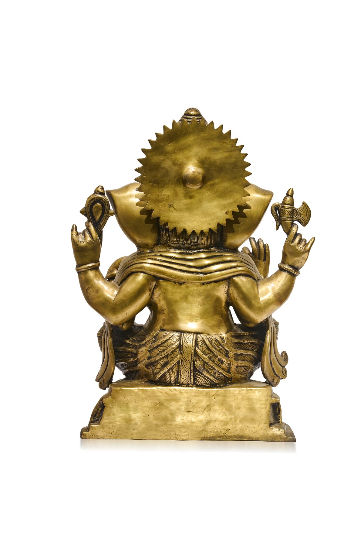 Brass Golden Lord Ganesha