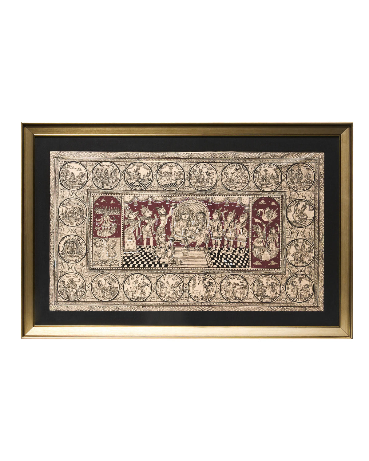 Ram Darbar Pattachitra Painting