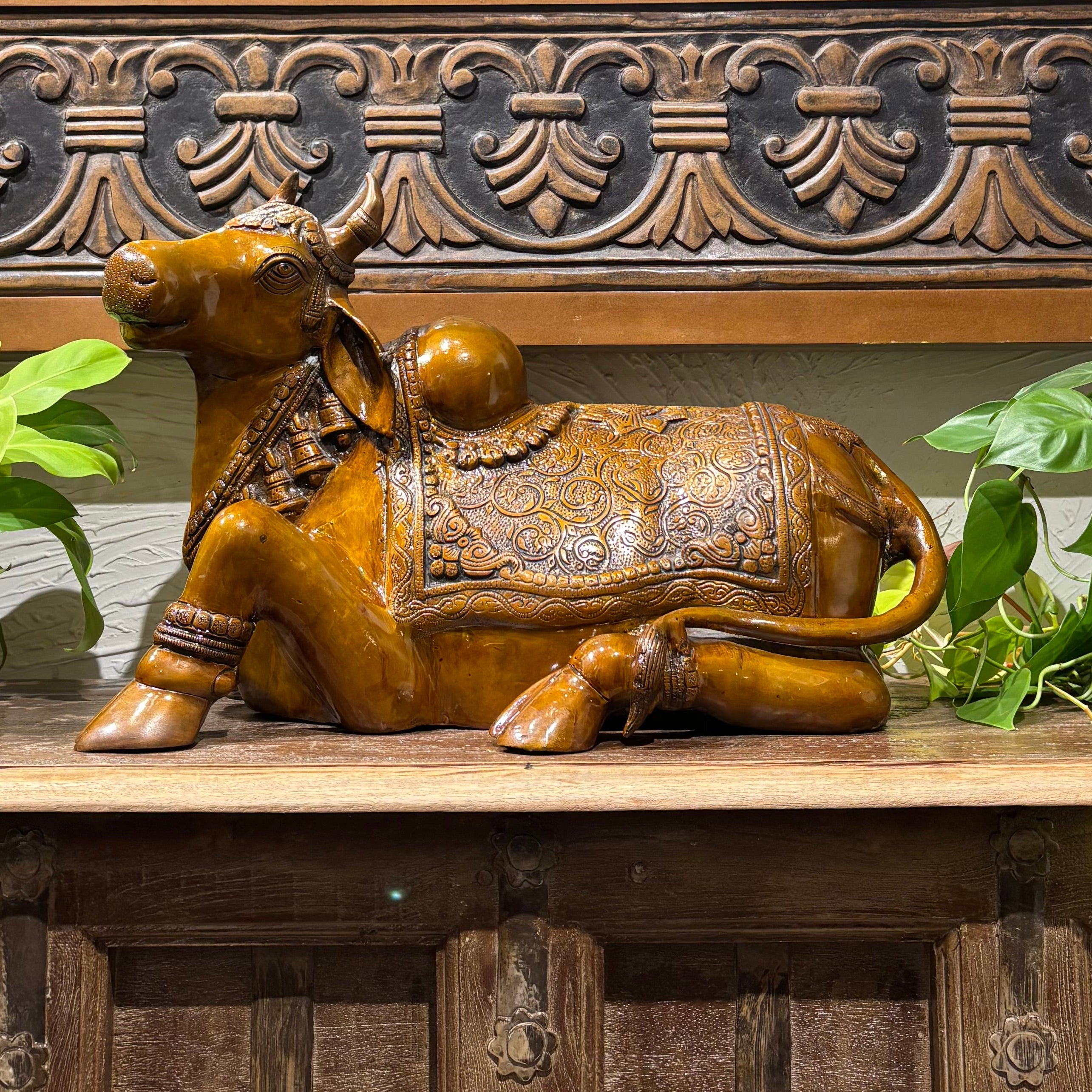 Antique Brass finish Nandi