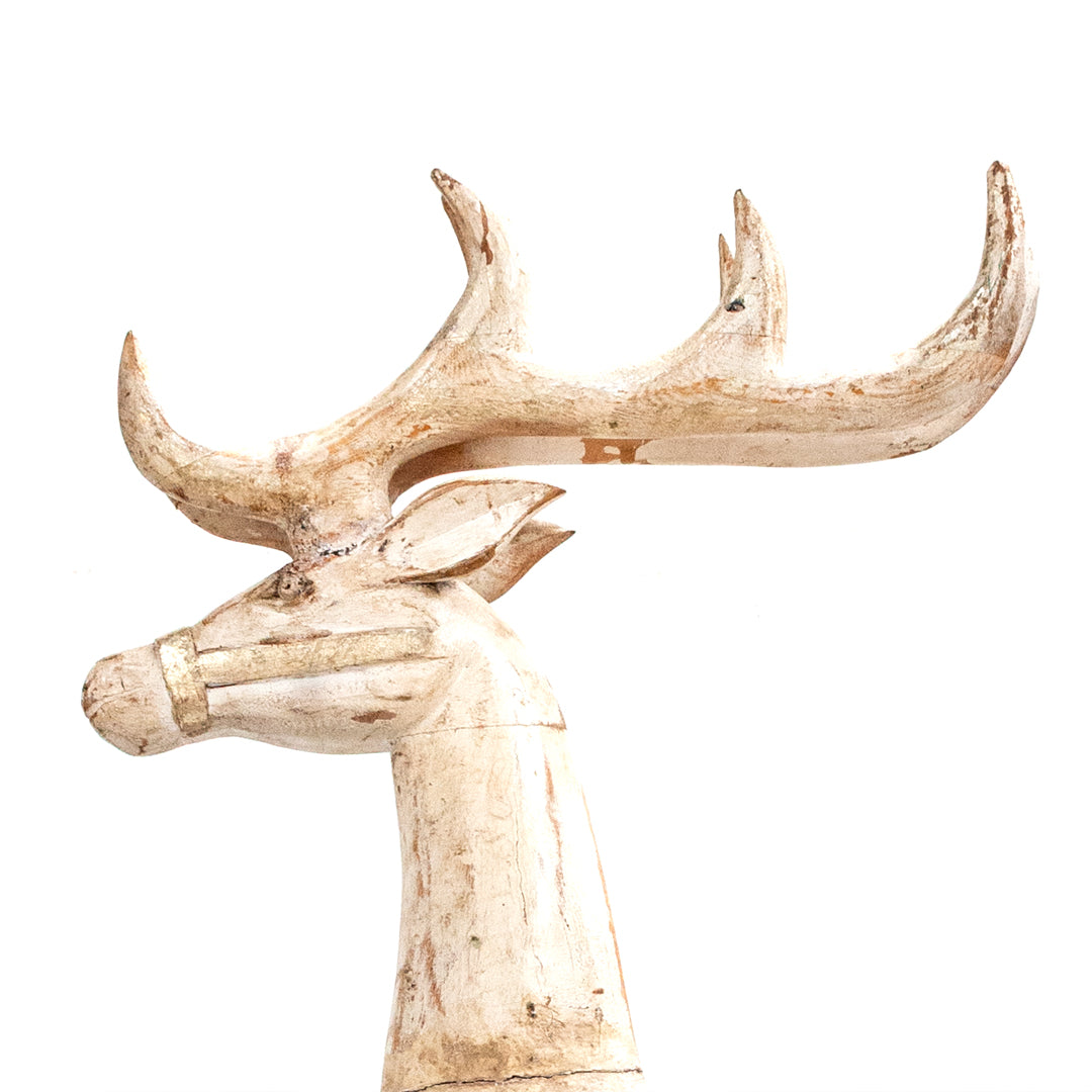 Wooden Deer with wheel
