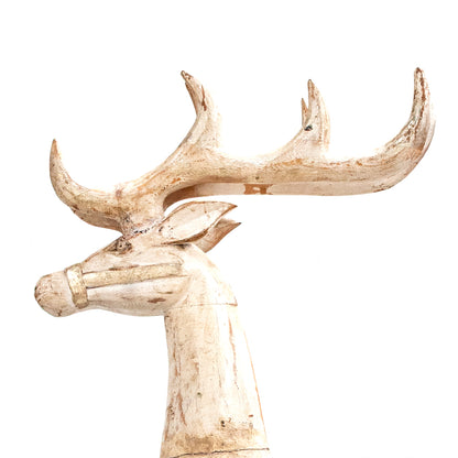Wooden Deer with wheel