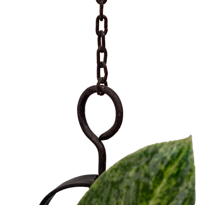 Hanging Round Metal Planter