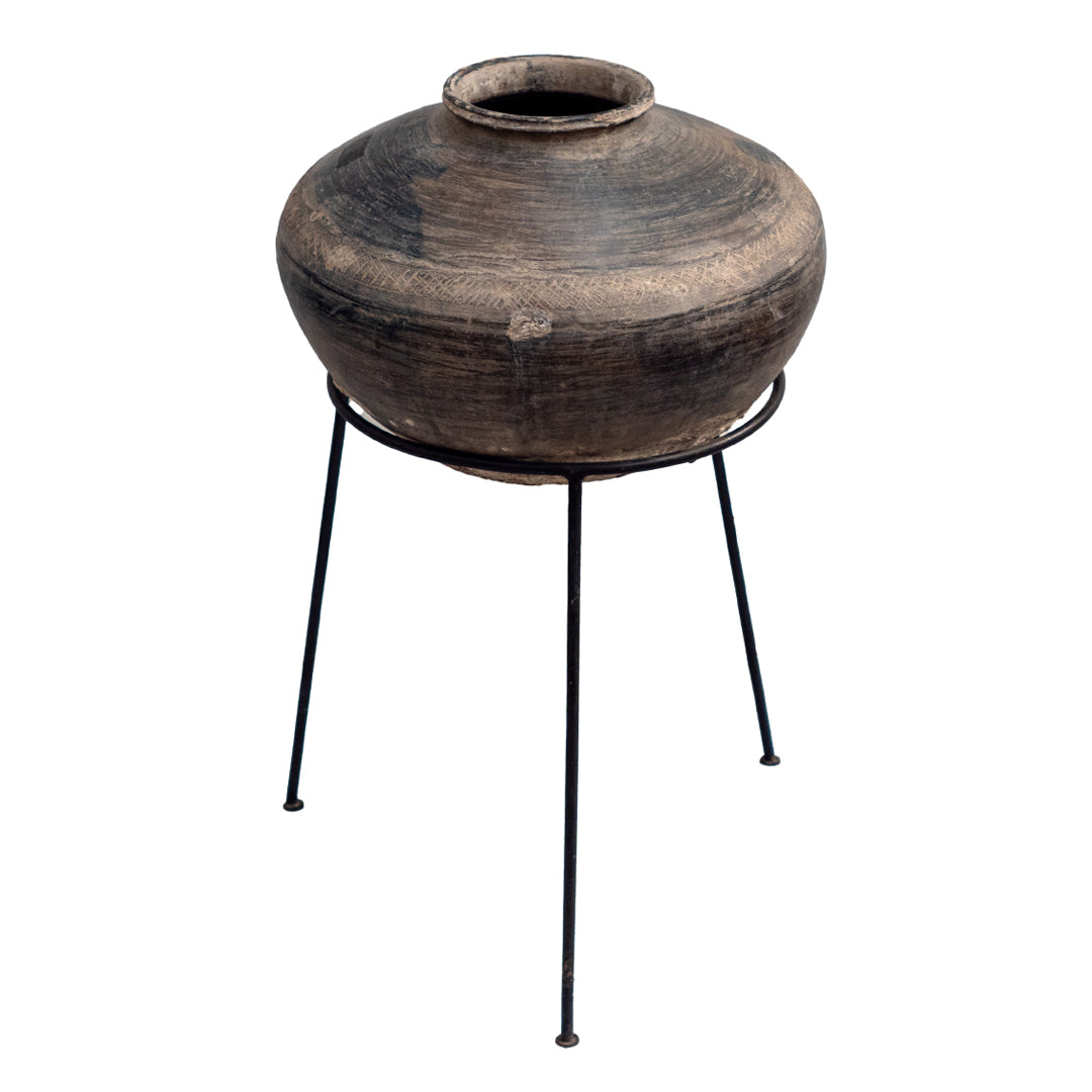 Clay Pot with Stand
