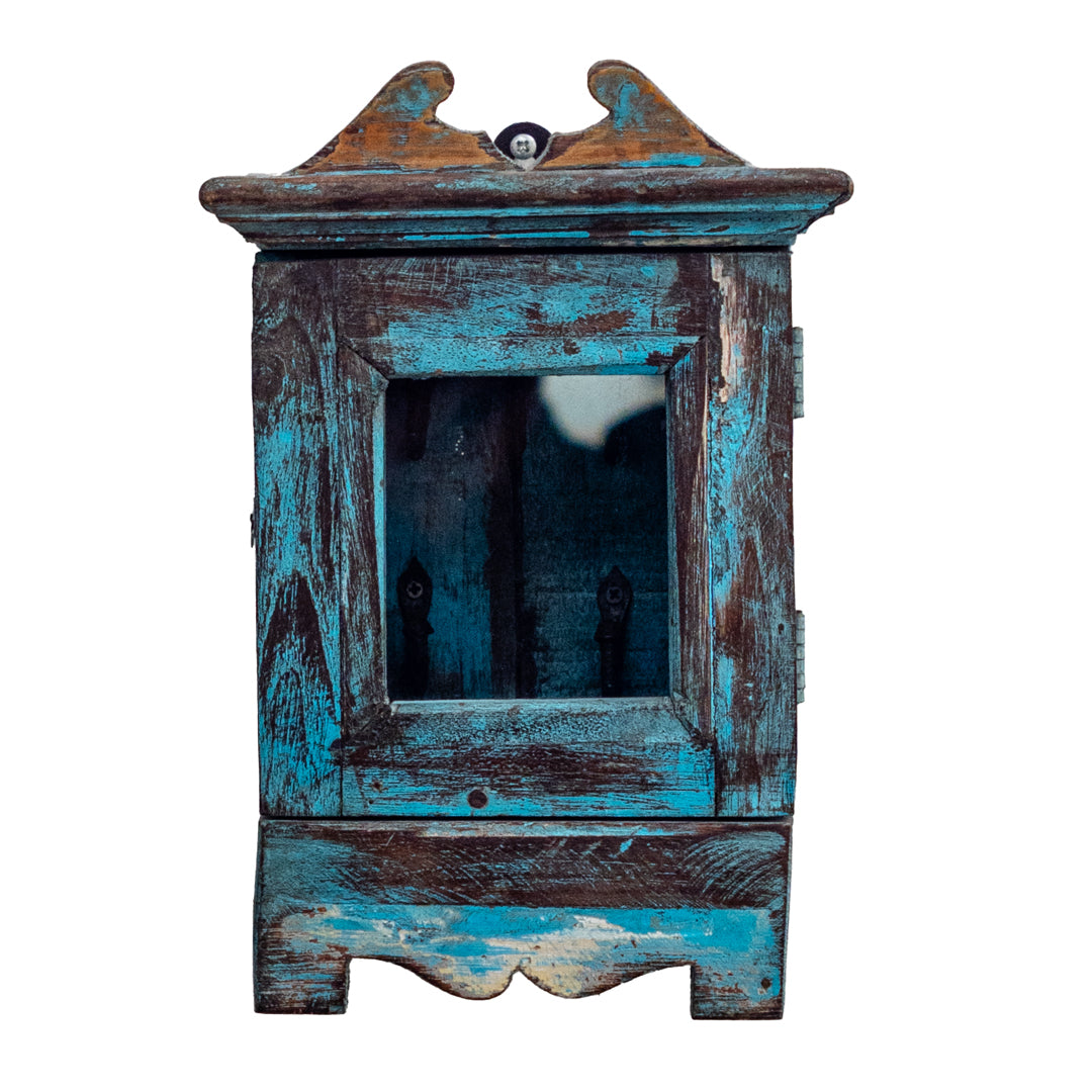 Wall Hanging Blue Key Box