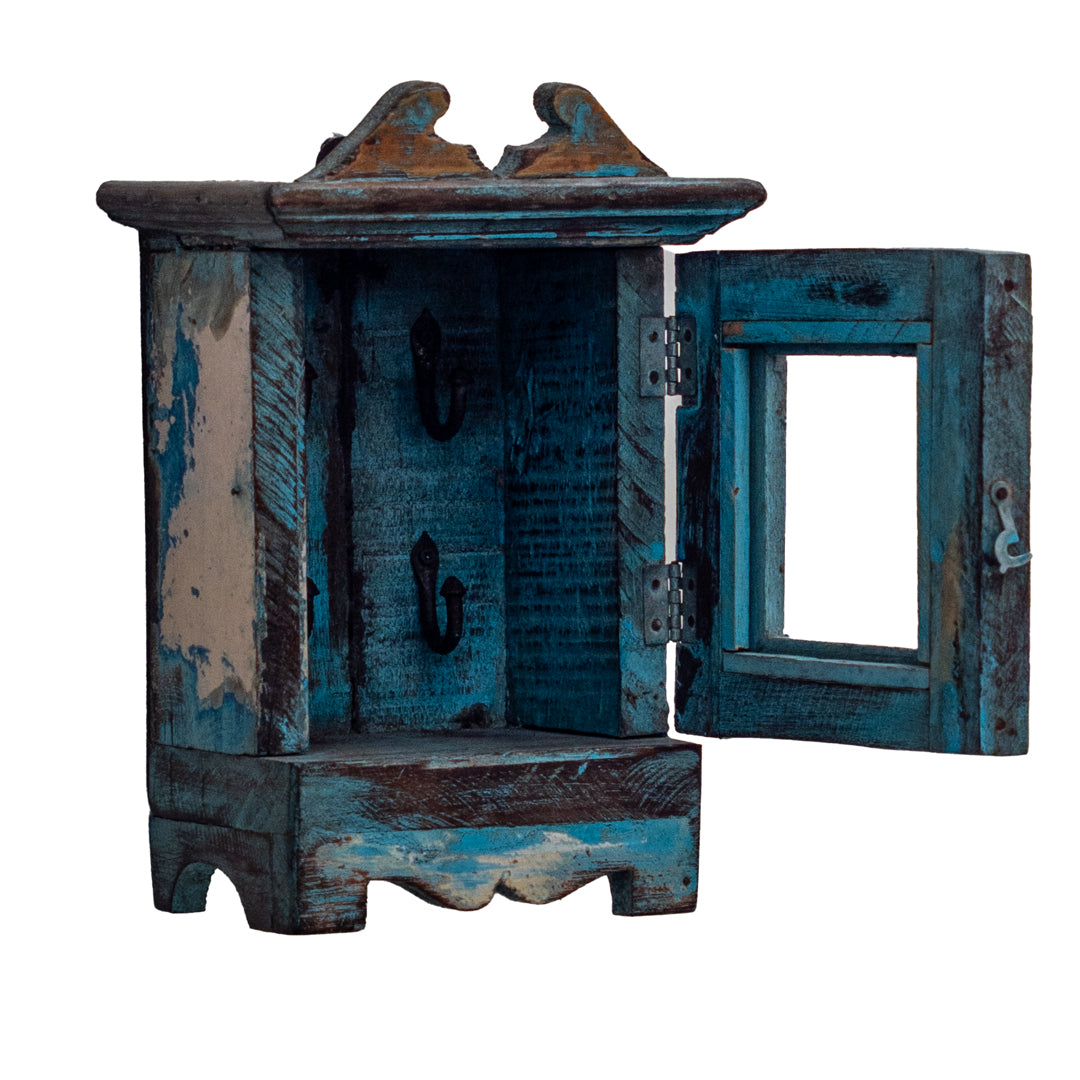 Wall Hanging Blue Key Box