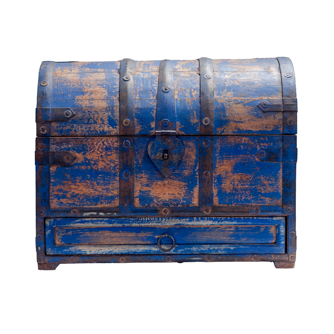 Blue Wooden Sandook