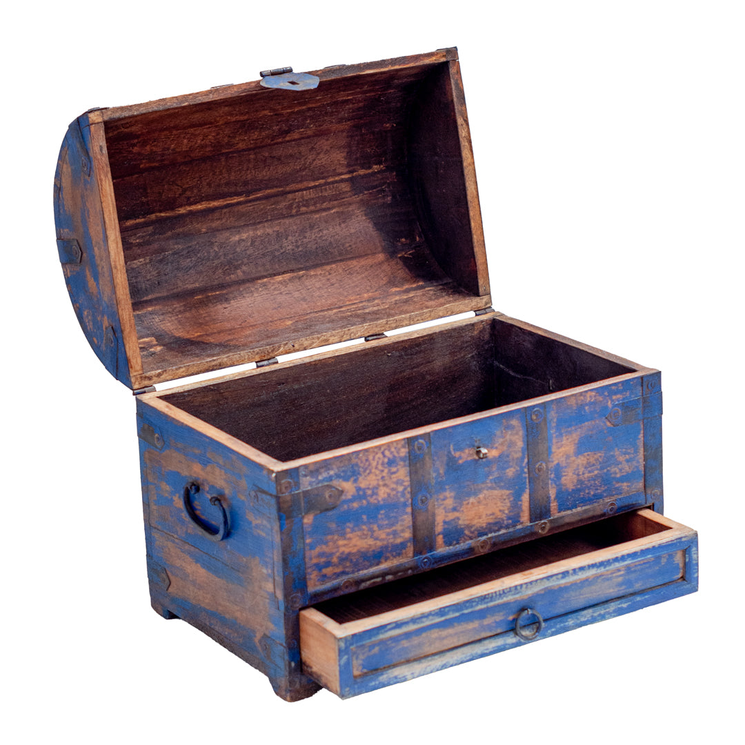 Blue Wooden Sandook