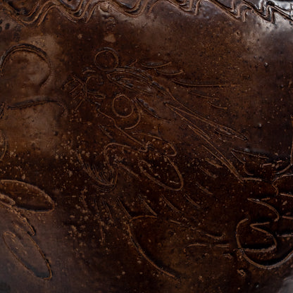 Ceramic Pot Lion Face