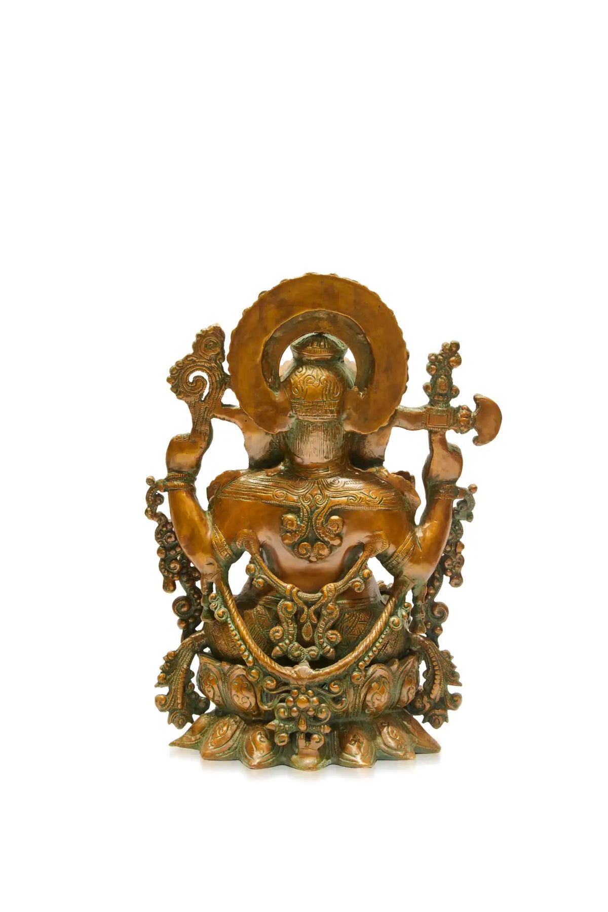 Brass Brown Finish Ganesha
