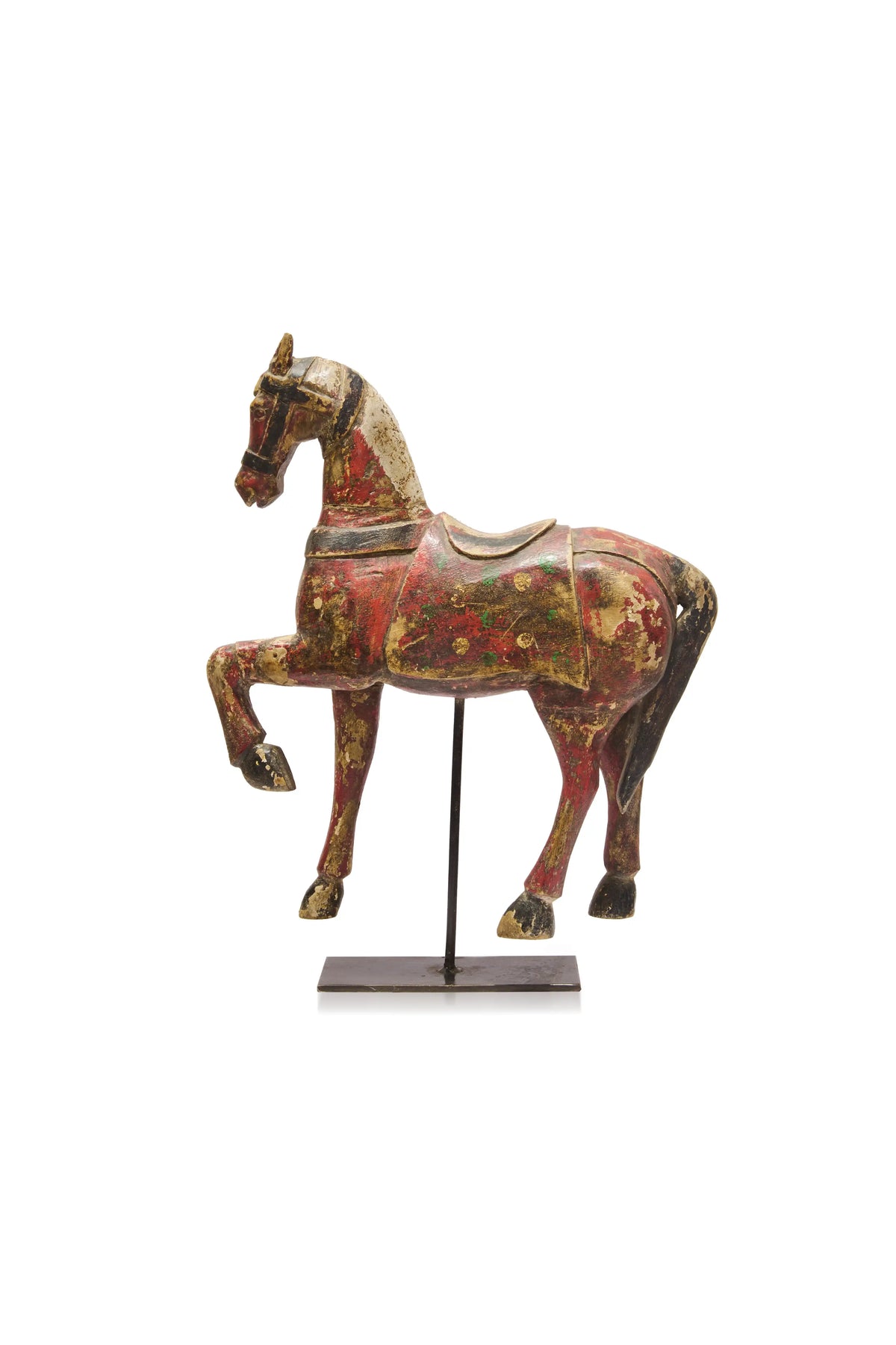 Red Horse Table Accent