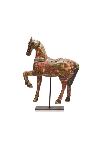 Red Horse Table Accent