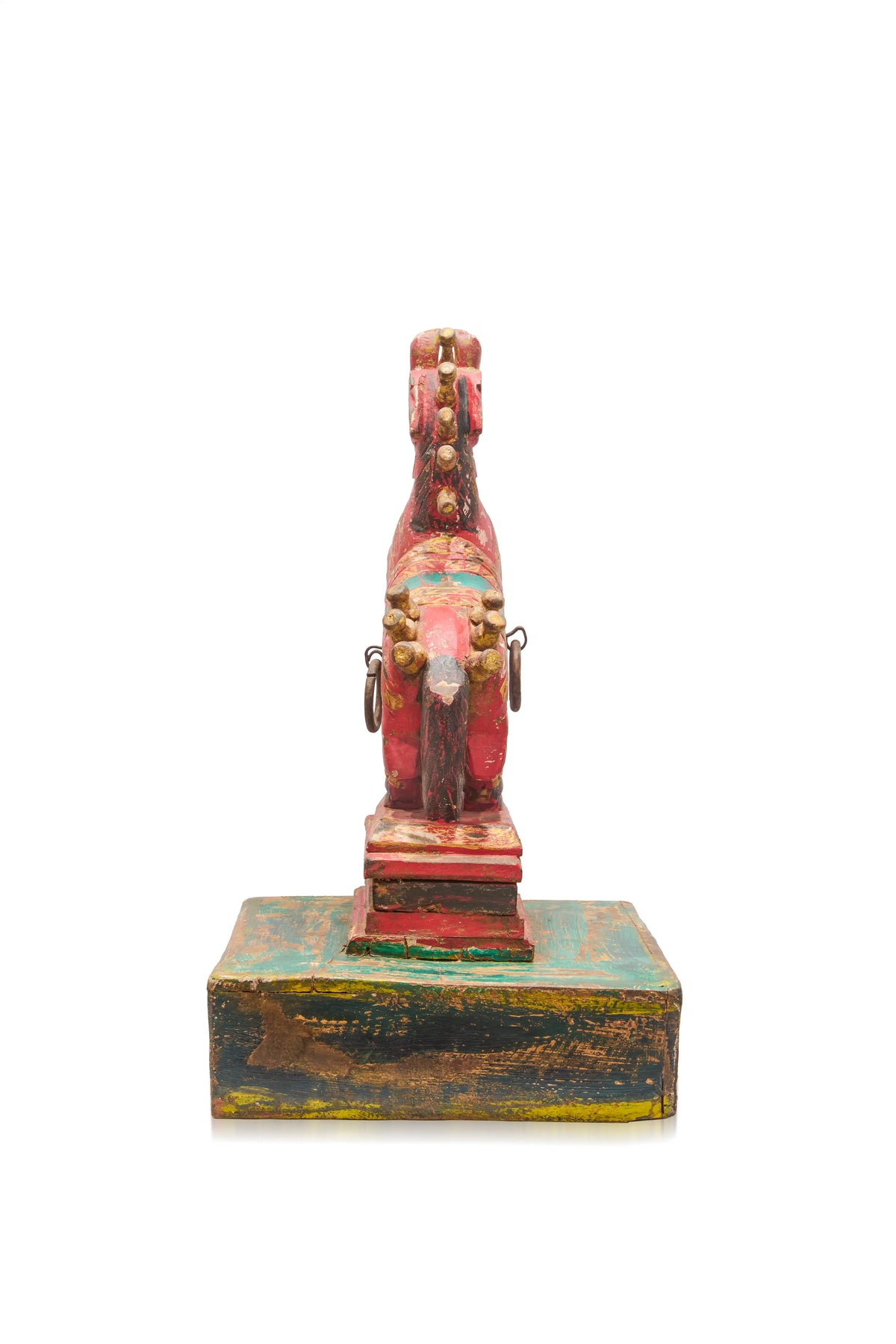 Wooden Red Galloping Horse