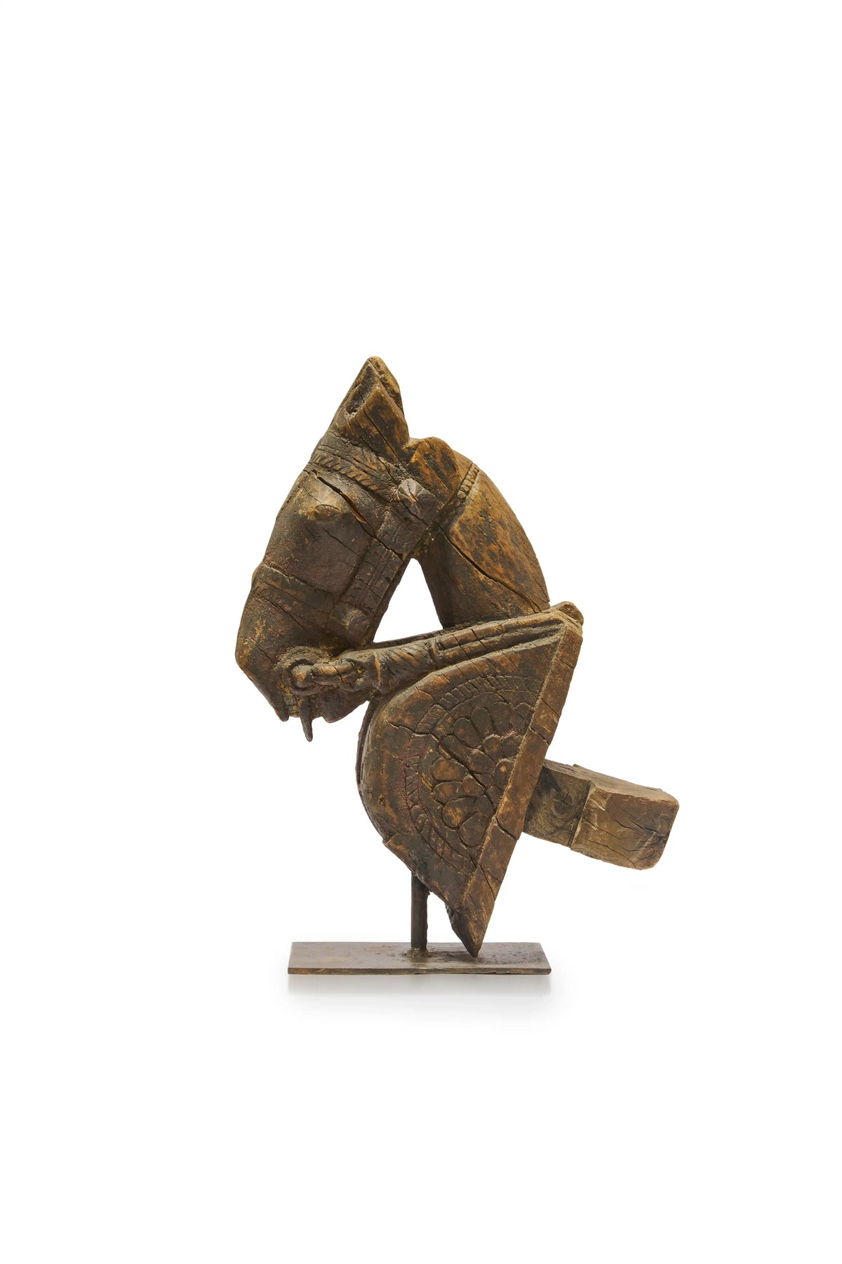 Wooden Vintage Horse Head