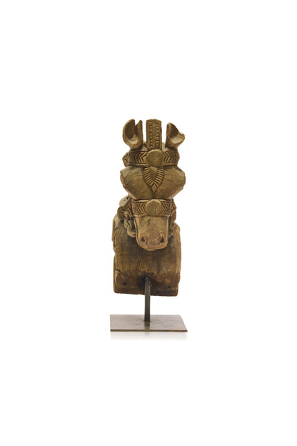 Wooden Horse Head Chetak