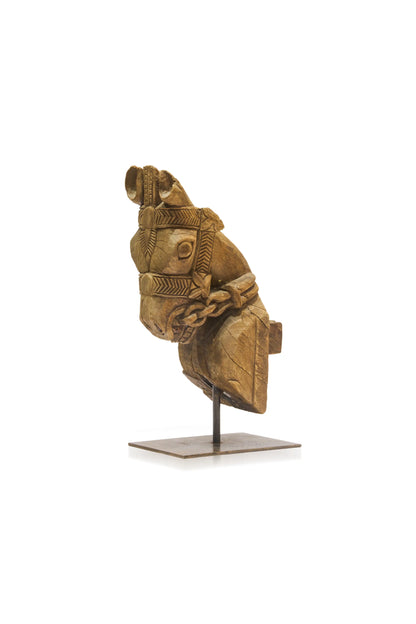 Wooden Horse Head Chetak