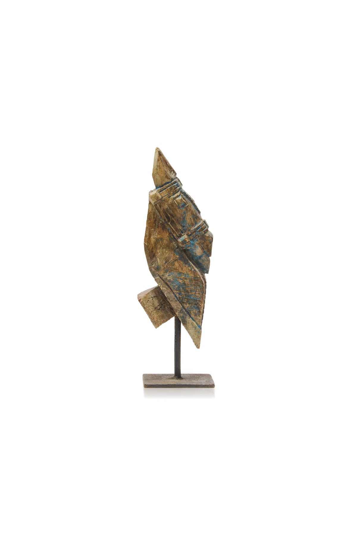 Wooden Horse Head Blue