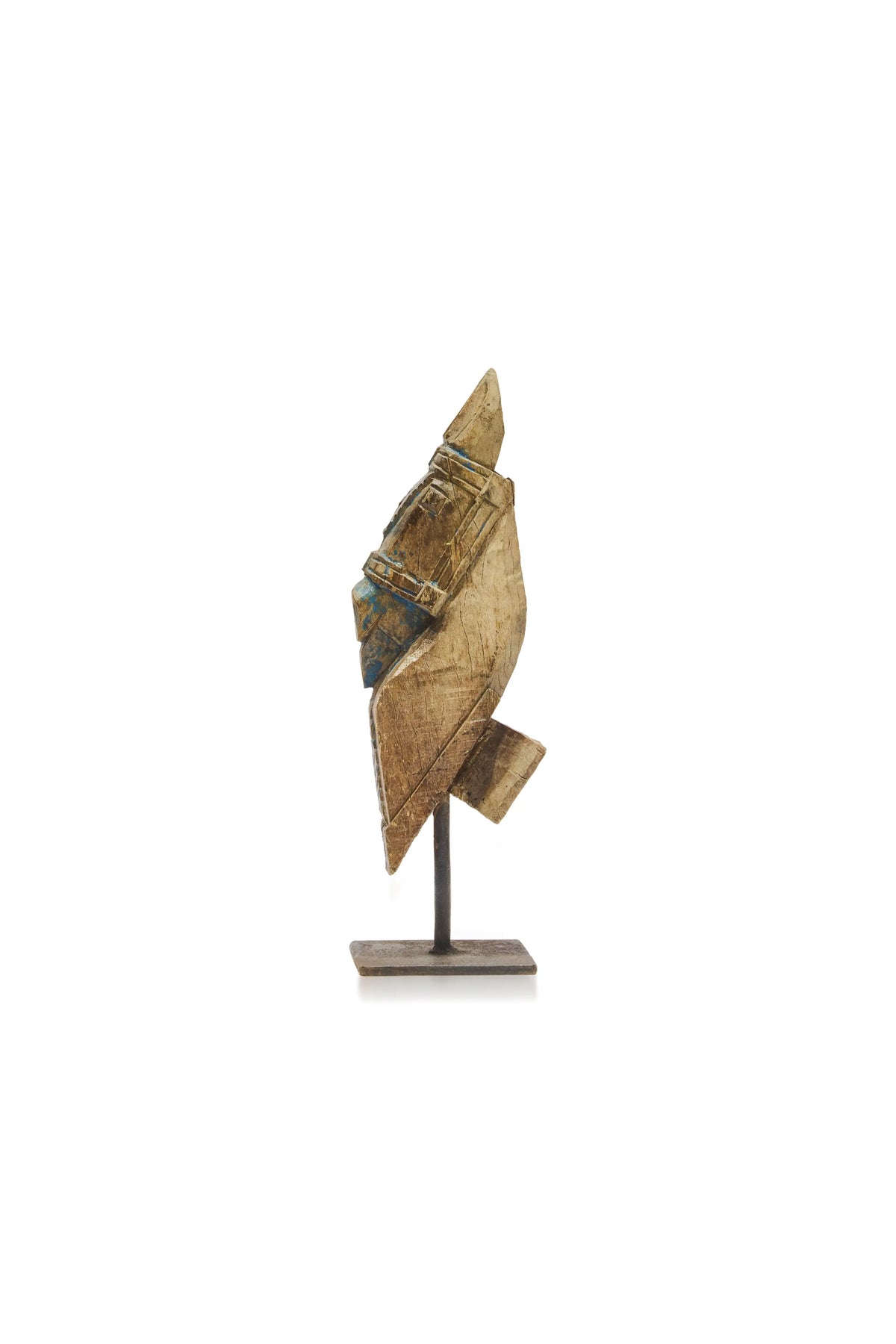 Wooden Horse Head Blue