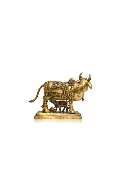 Kamdhenu Mata Brass