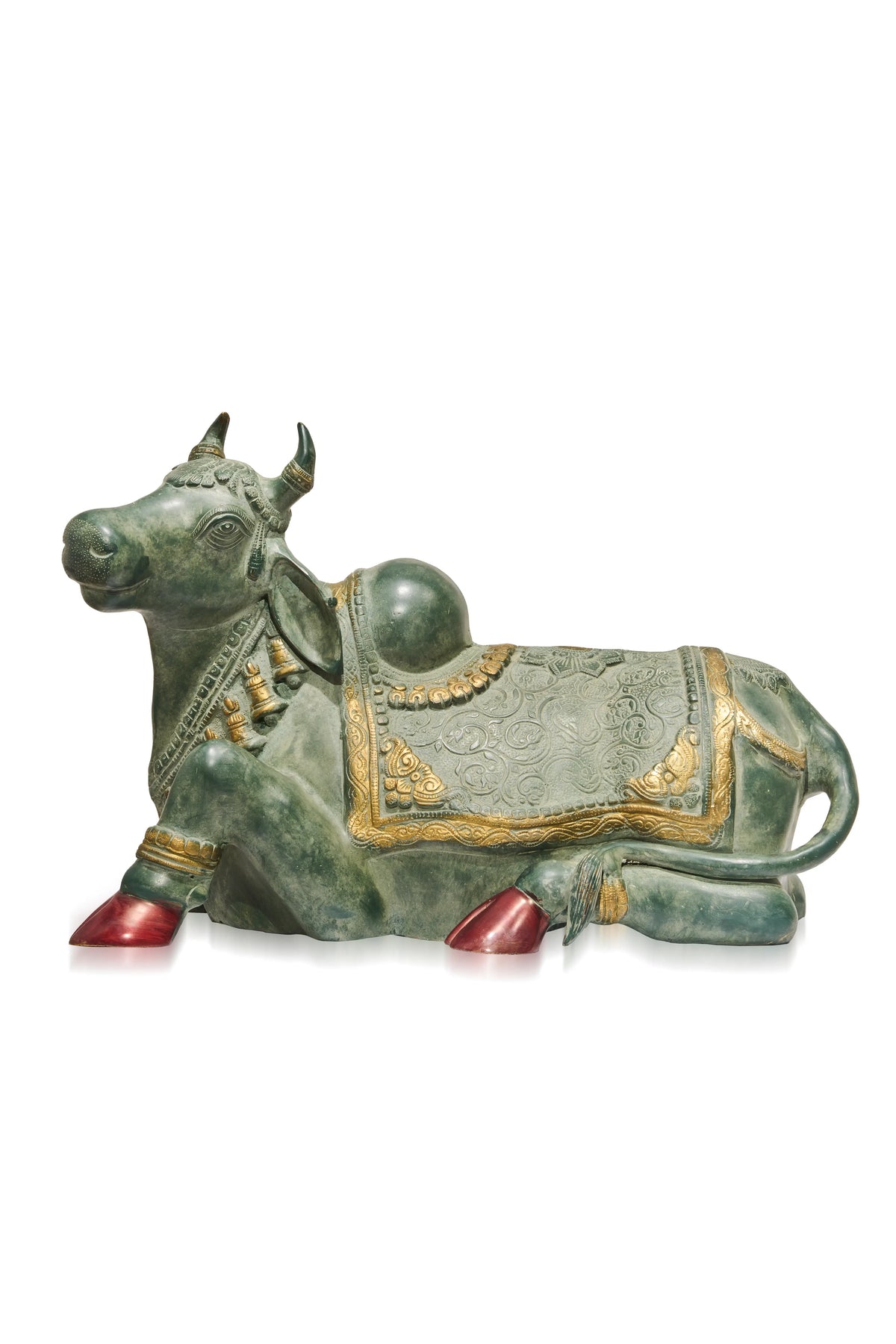 Green & Golden Brass Nandi