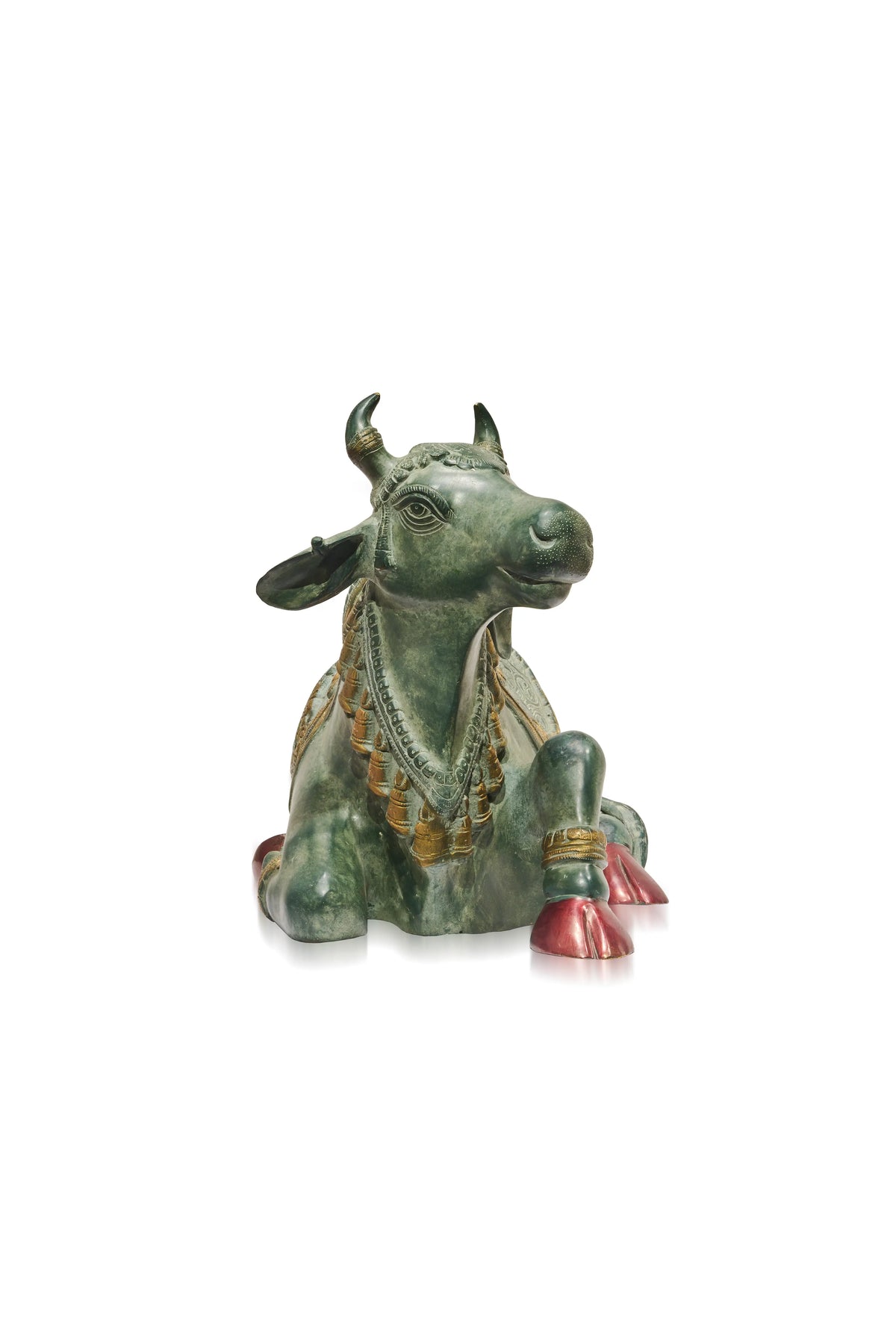 Green & Golden Brass Nandi