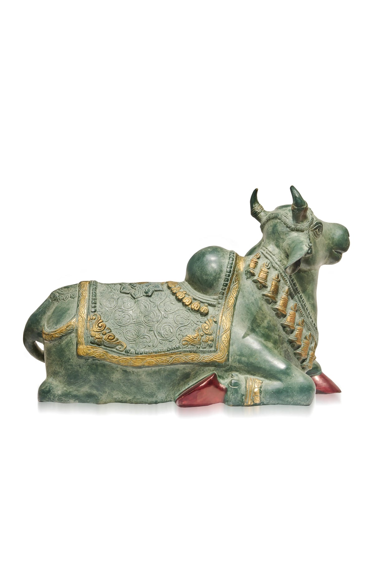 Green & Golden Brass Nandi