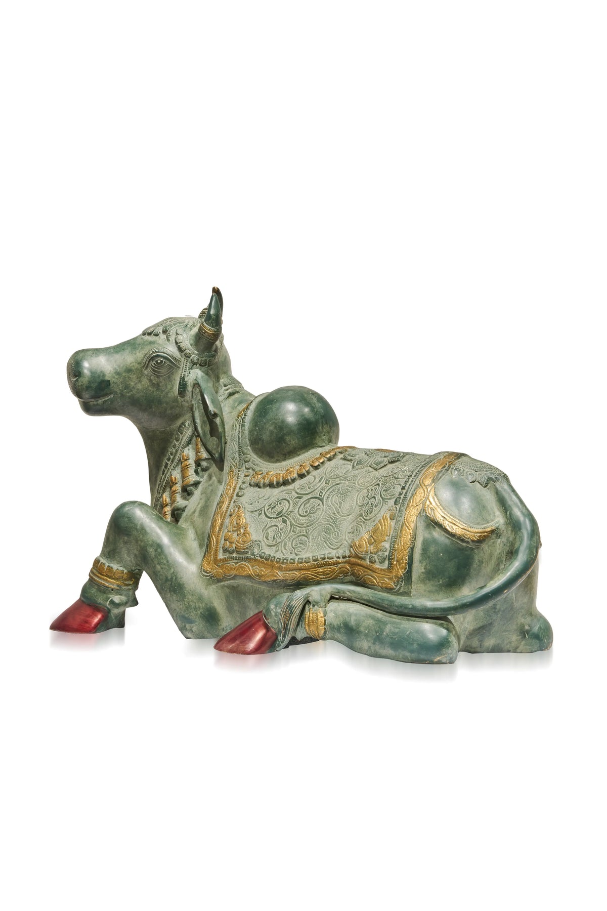 Green & Golden Brass Nandi