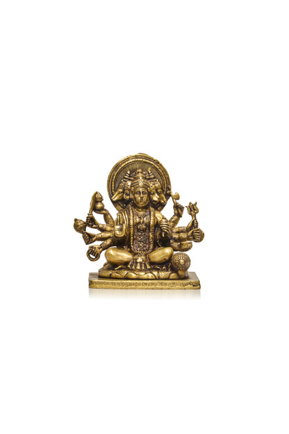 Panchmukhi Hanuman Golden Polish