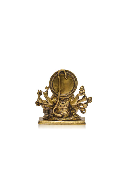 Panchmukhi Hanuman Golden Polish