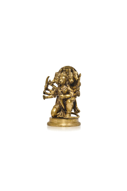 Panchmukhi Hanuman Golden Polish