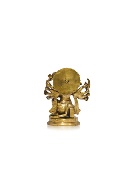 Panchmukhi Hanuman Golden Polish