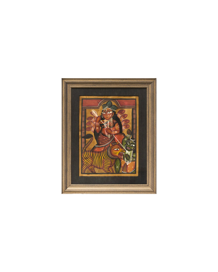 Durga Mahishasura Mardini Pattachitra Painting