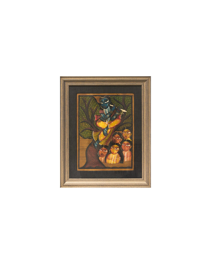 Krishna Vastraharan Pattachitra Painting