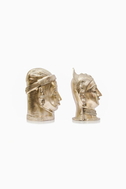 Divine Gauri–Shiva Sculpture Pair