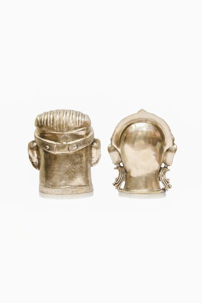 Divine Gauri–Shiva Sculpture Pair