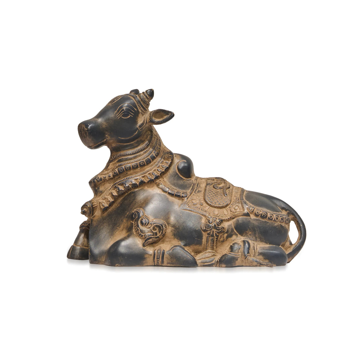 Antique Black finish Brass Nandi