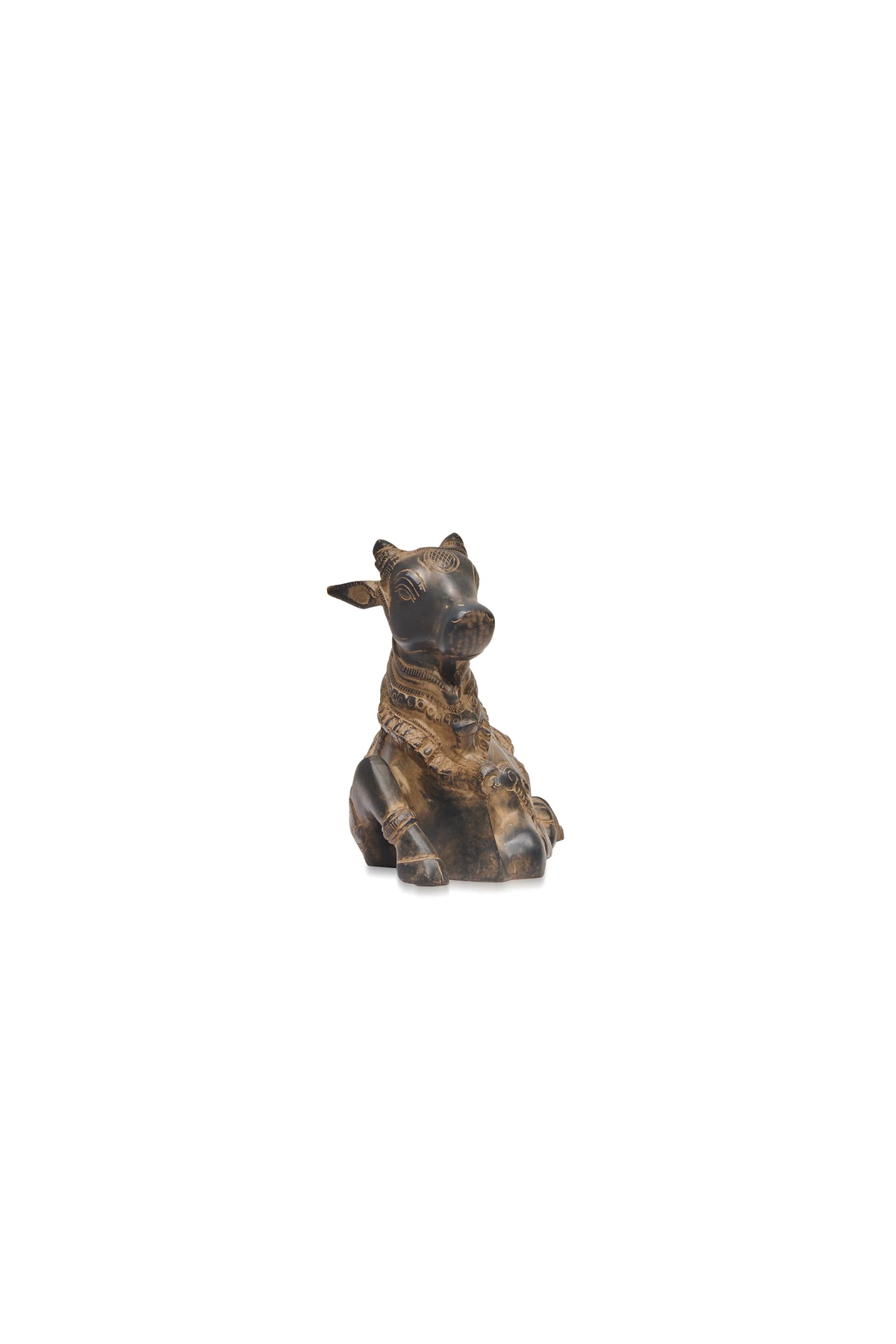 Antique Black finish Brass Nandi
