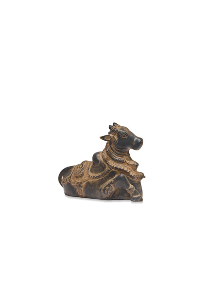Antique Black finish Brass Nandi