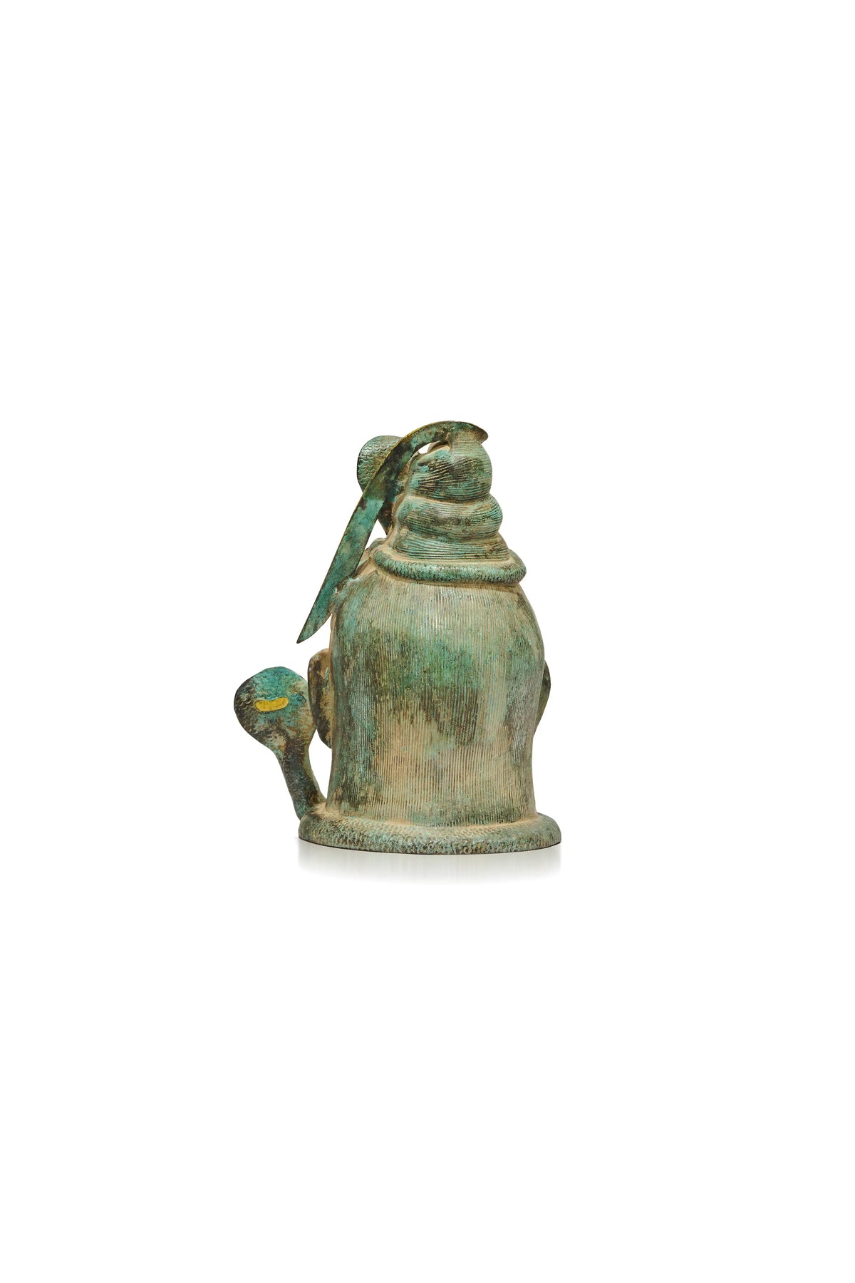 Shiva In Green Patina