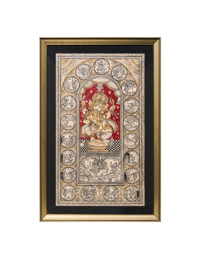 Life Tales of Ganesha Pattachitra
