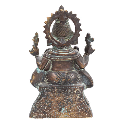 Brass Ganesha Idol – Antique Finish