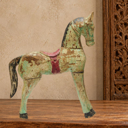 Green Standing Horse
