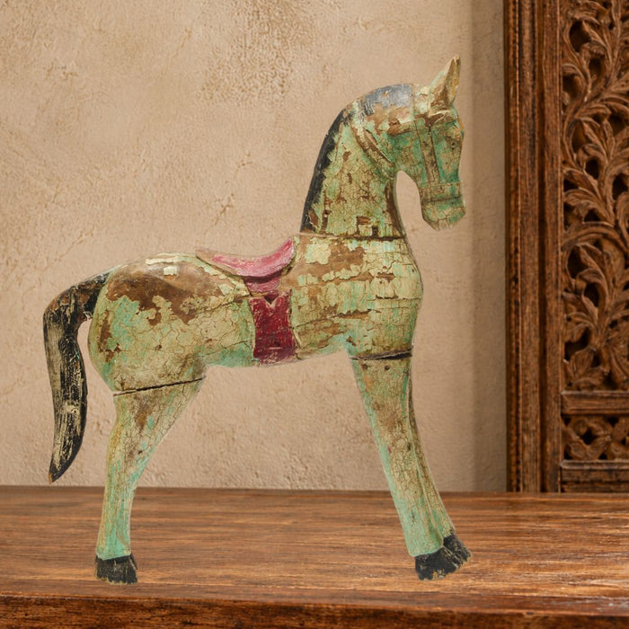 Green Standing Horse