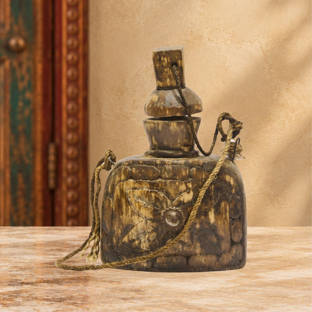 Vintage Wooden Bottle