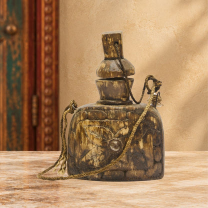 Vintage Wooden Bottle